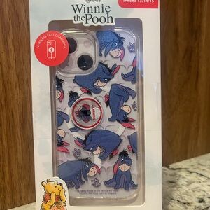 Disney Winnie the Pooh Eeyore iPhone Case - Blue and Pink